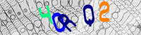 Blue Captcha Image