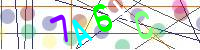 Blue Captcha Image