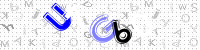 Blue Captcha Image
