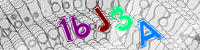 Blue Captcha Image