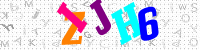 Blue Captcha Image