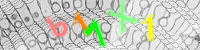Blue Captcha Image