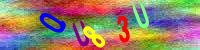 Blue Captcha Image