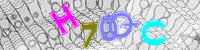 Blue Captcha Image