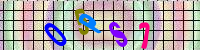Blue Captcha Image