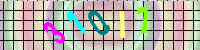Blue Captcha Image