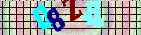 Blue Captcha Image