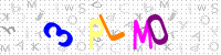 Blue Captcha Image