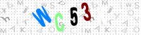 Blue Captcha Image