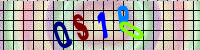 Blue Captcha Image
