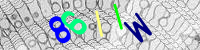 Blue Captcha Image