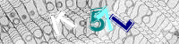 Blue Captcha Image