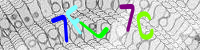 Blue Captcha Image