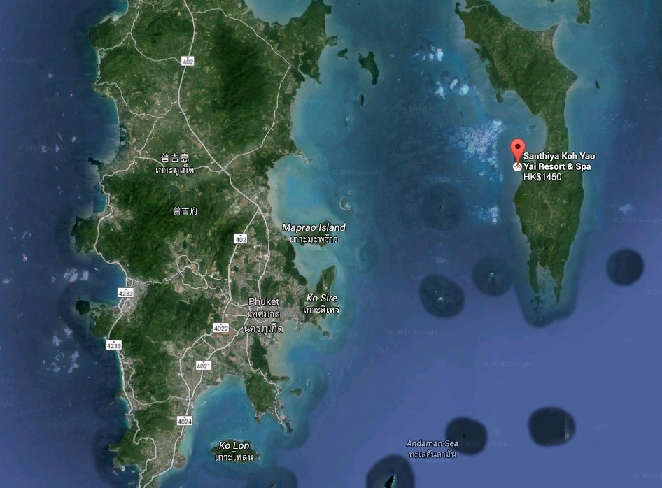 SeCeTravel - Koh Yao Yai - 瑤諾島-map