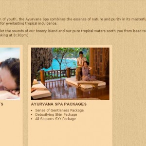 SeCeTravel-Santhiya Koh Yao Yai Resort & Spa - SPA DETAILS