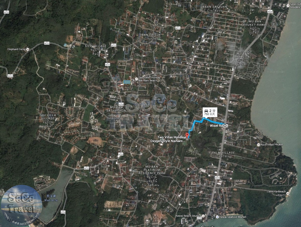 SeCeTravel-Phuket-Hotel-Onyx Style Nai Harn Beach-map-1