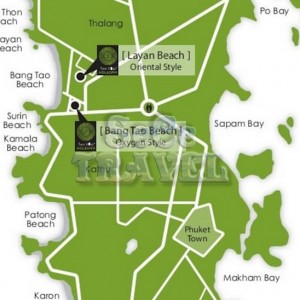 SeCeTravel-TWO-VILLAS-HOLIDAY-PHUKET-OXYGEN-STYLE-Bang-Tao Beach-MAP-2