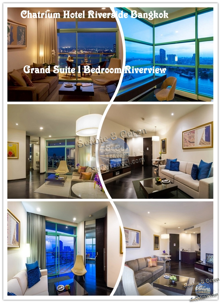 Chatrium Hotel Riverside Bangkok-GRAND 1 BEDROOM LIVING