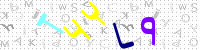 Blue Captcha Image