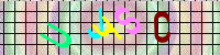 Blue Captcha Image