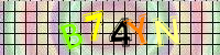 Blue Captcha Image