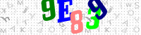 Blue Captcha Image