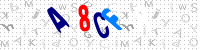 Blue Captcha Image