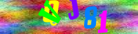 Blue Captcha Image