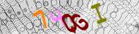 Blue Captcha Image