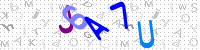 Blue Captcha Image