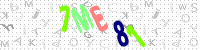 Blue Captcha Image